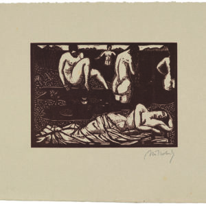 1929 Paul-Théophile Robert, Paysage et baigneuses