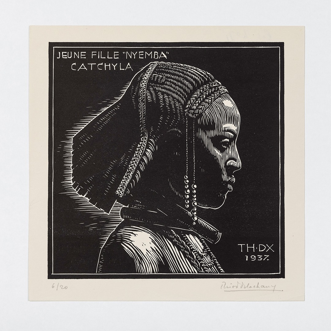 1937 Théodore Delachaux, Jeune fille “Nyemba” Catchyla