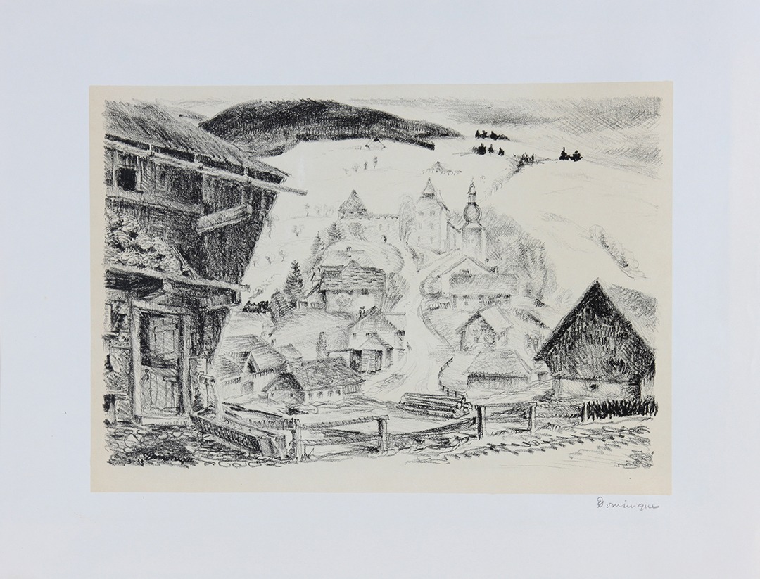 1938 Dominique (Emmanuel-Dominique Bourquin), Paysage